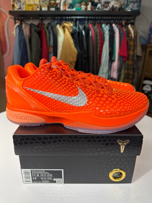 New Kobe 6 Protro Total Orange