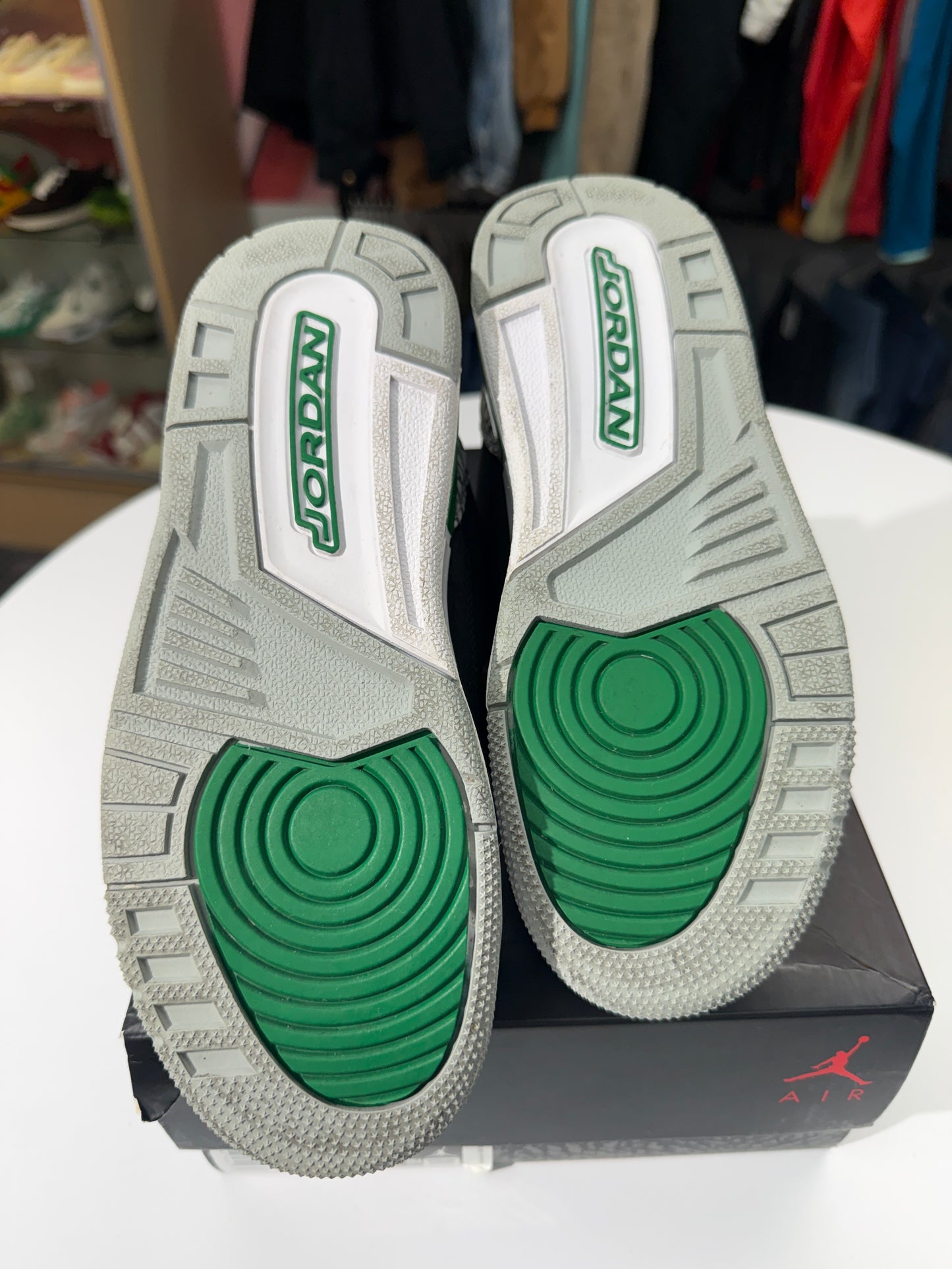 Preowned Pine Green Jordan 3