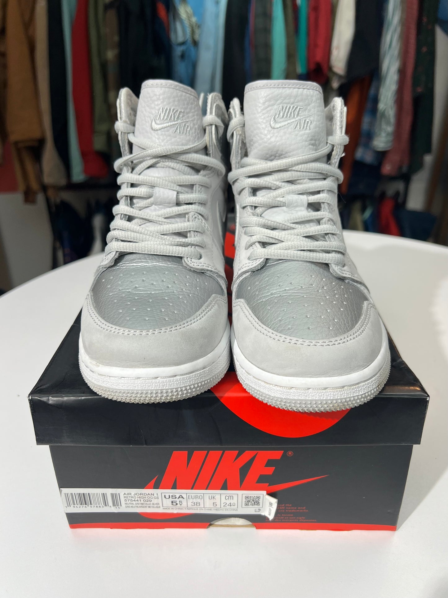 Preowned Jordan 1 COJP Neutral Grey