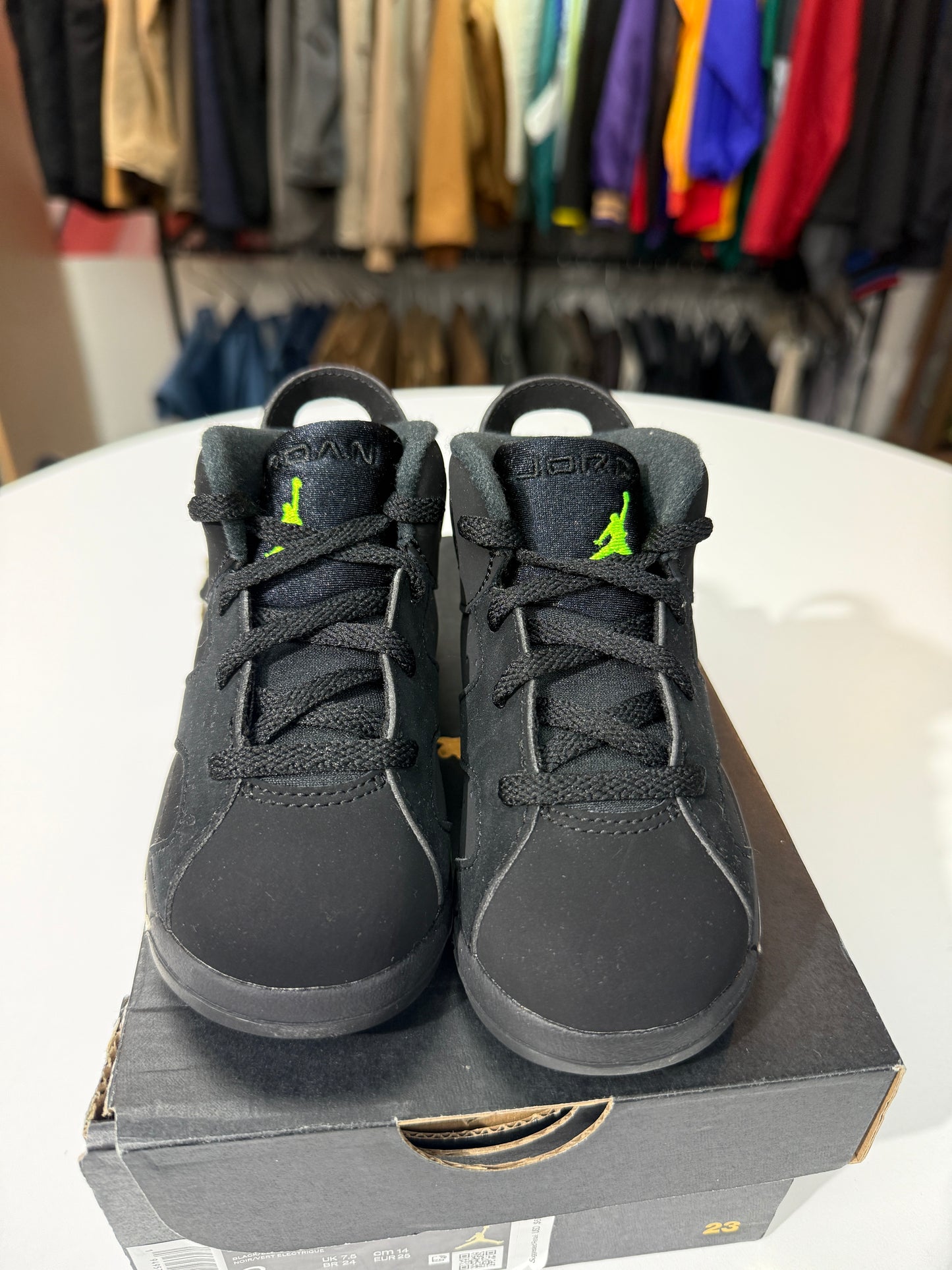 New Electric Green Jordan 6