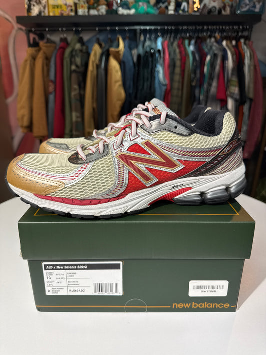 Preowned Aimé Leon Dore New Balance 860v2 Red