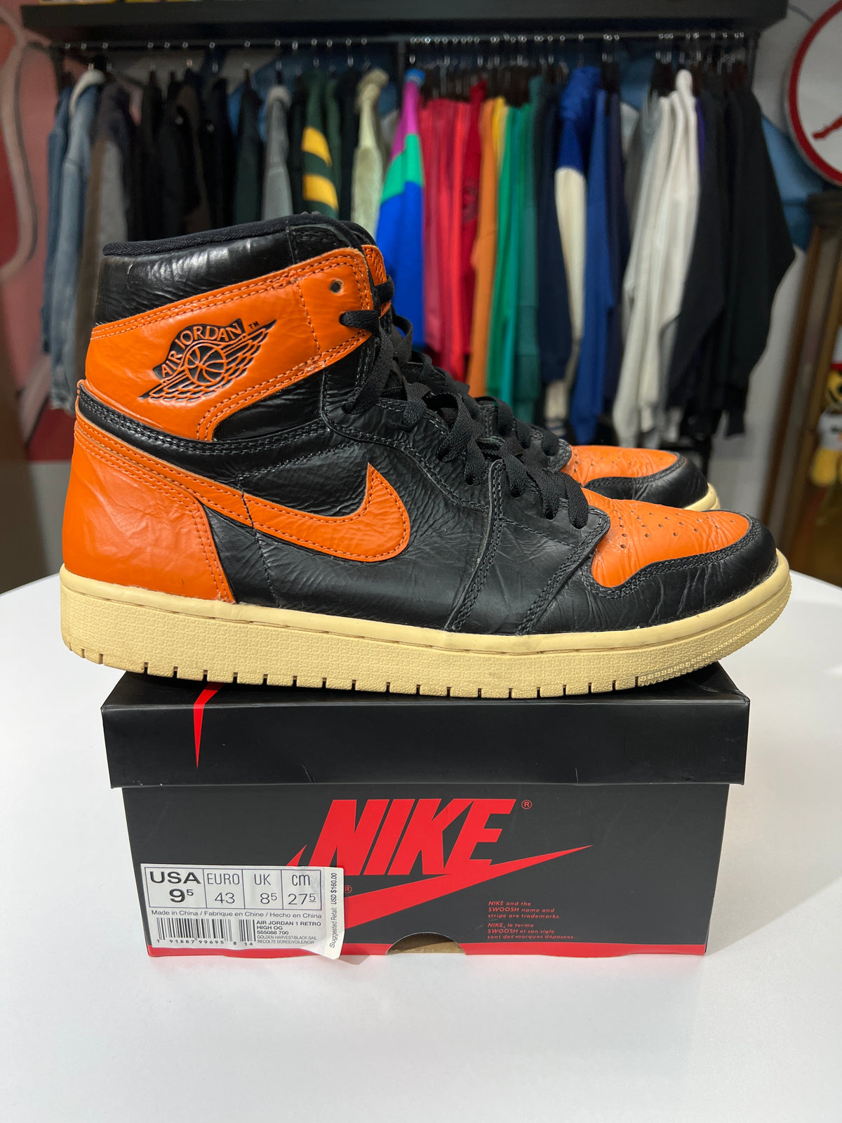 Preowned Jordan 1 Retro High OG Shattered Backboard 3.0