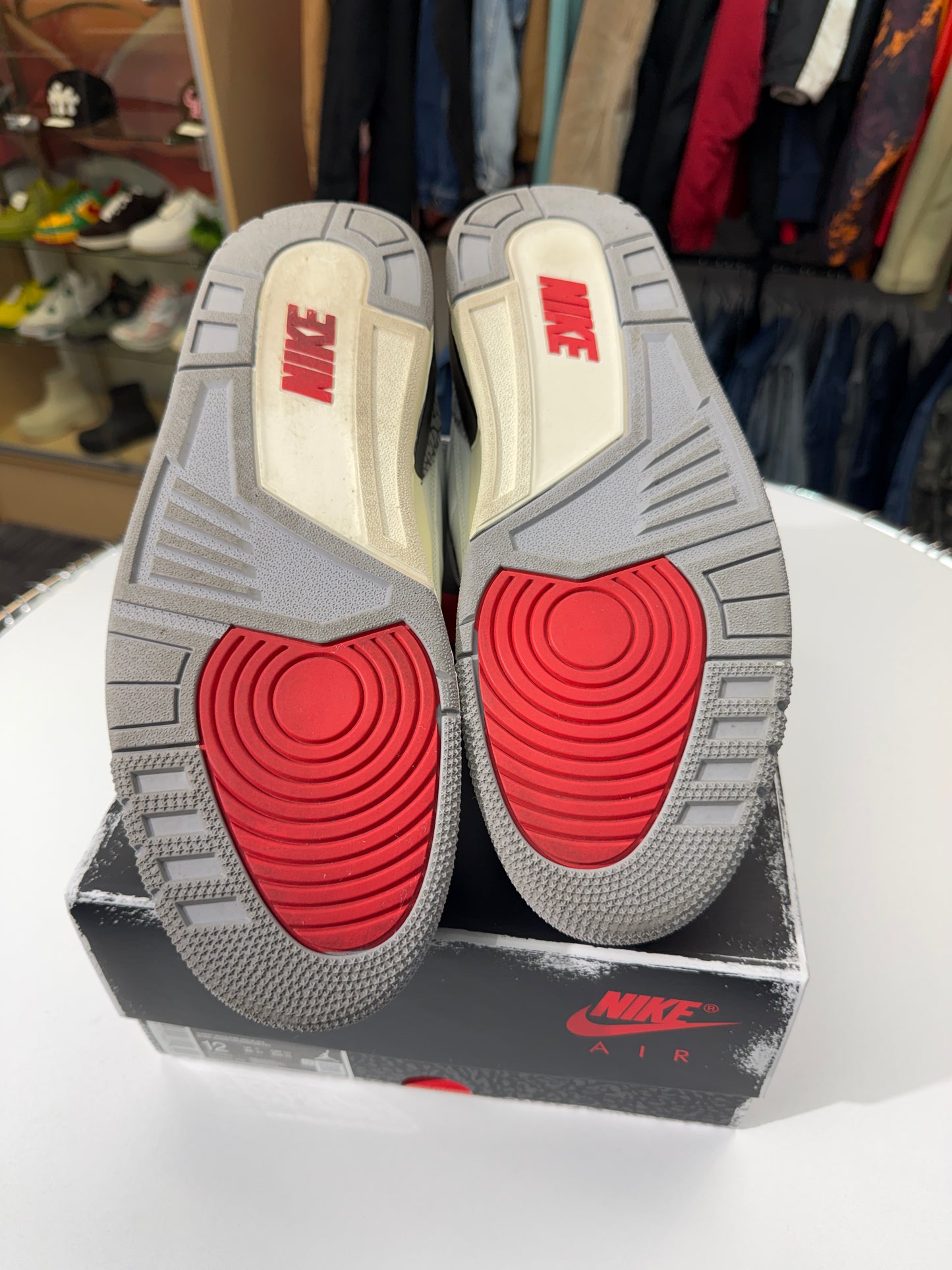 Preowned Reimagined White Cement Jordan 3