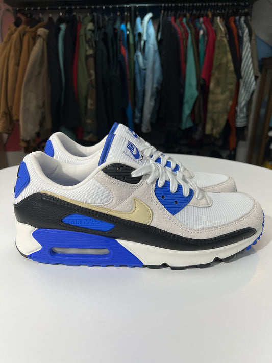 Preowned Nike Air Max 90 Khaki Racer Blue