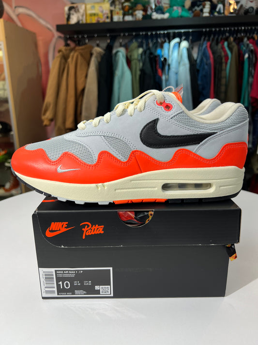 New Nike Air Max 1 Patta Waves Hyper Crimson