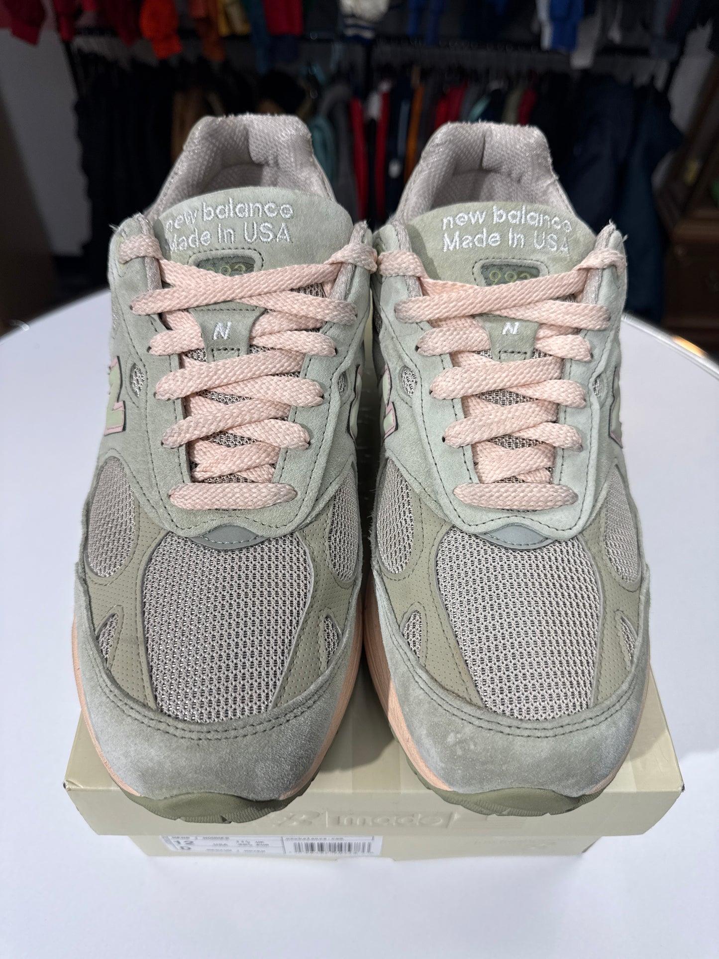 Preowned New Balance 993 x JFG Performance Art Sage