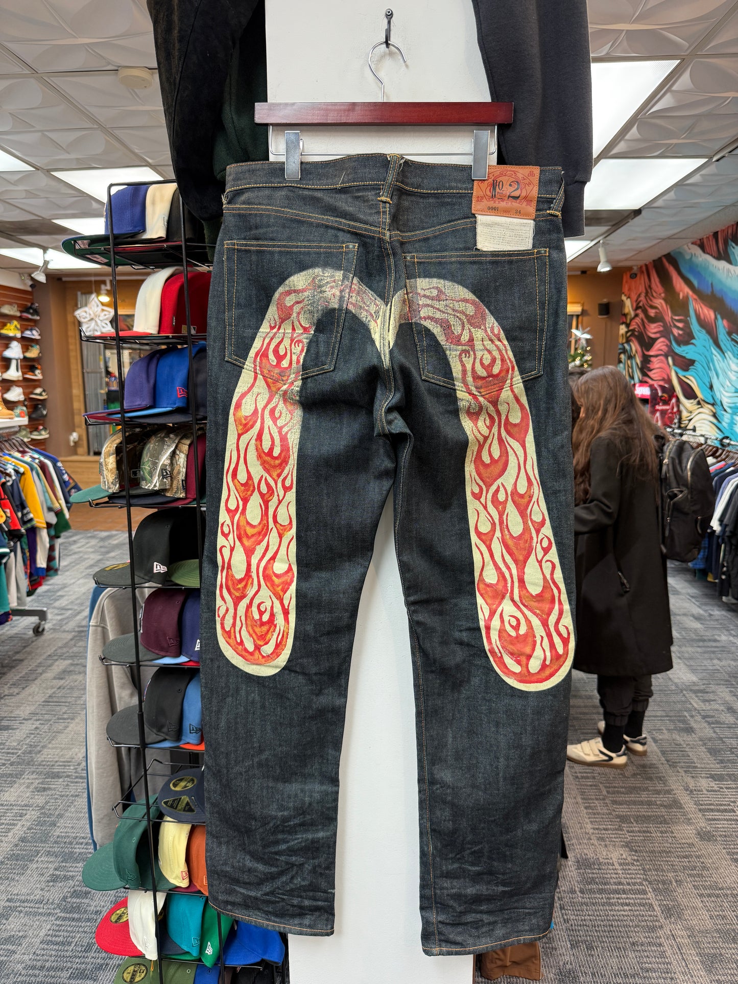 Vintage Raw Selvedge Evisu Jeans