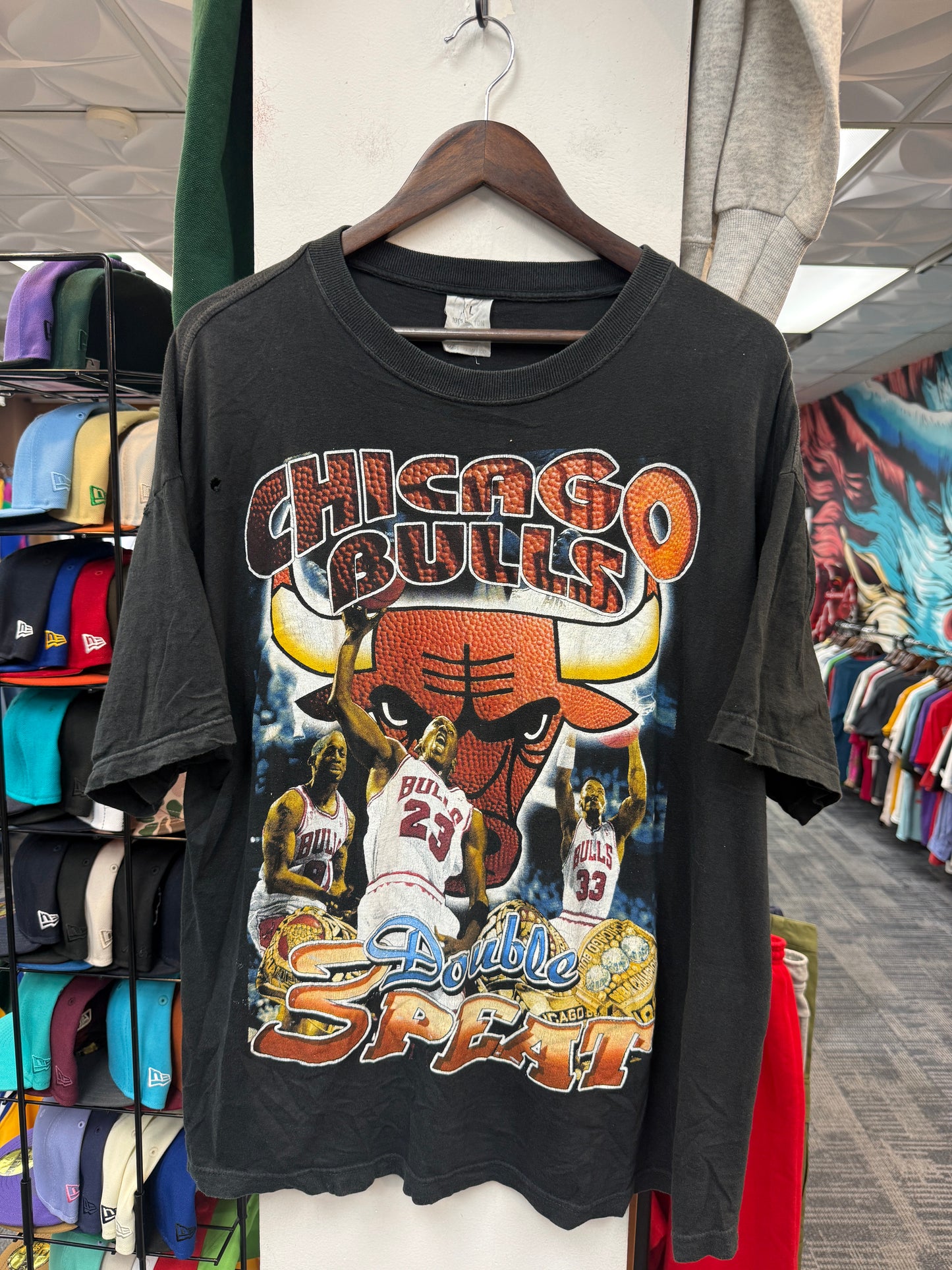 Vintage Chicago Bulls 3 Peat Tee