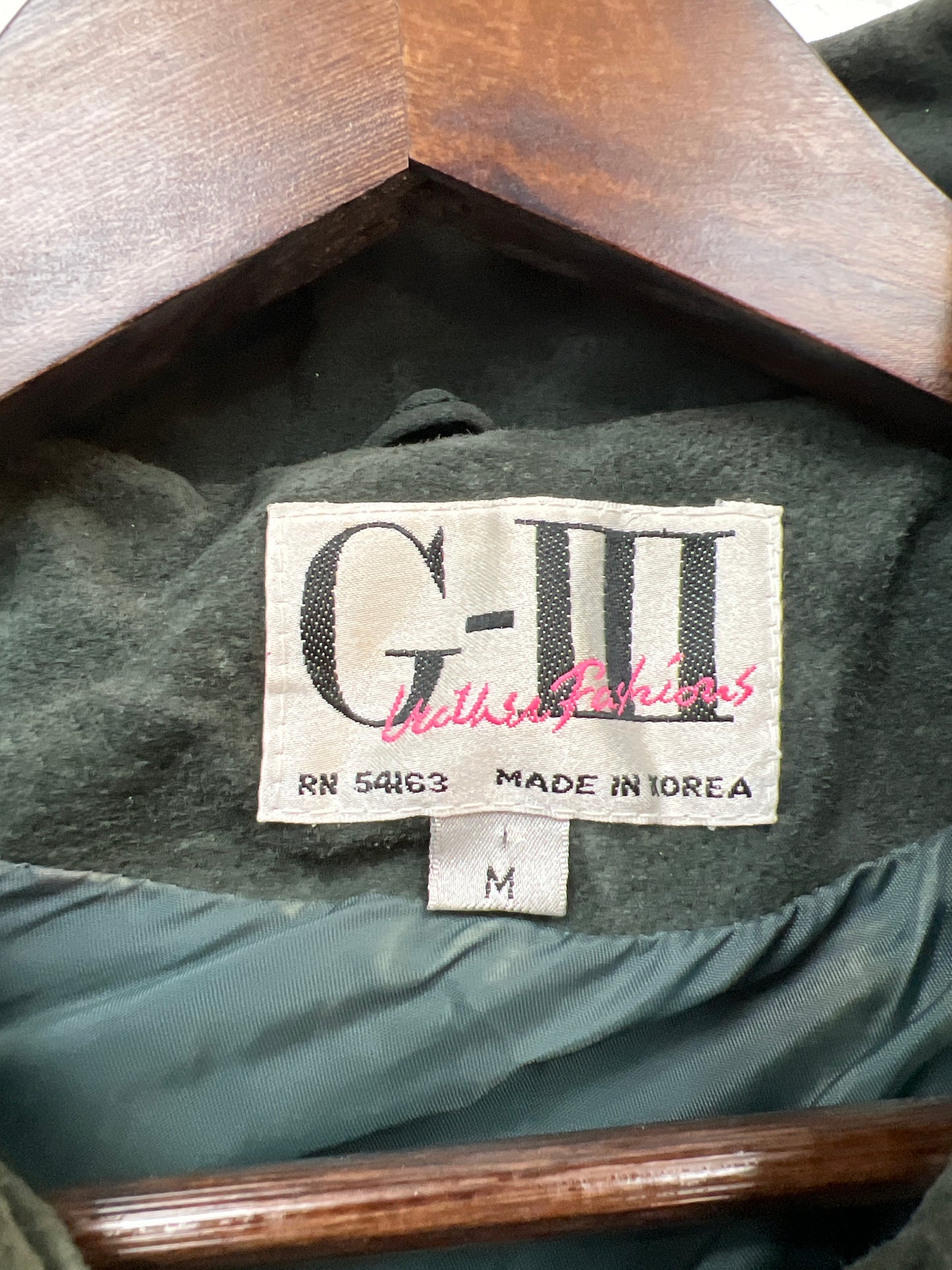 Vintage G-III Full Zip Suede Jacket