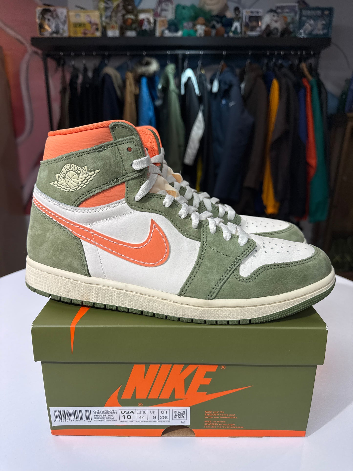 Preowned Jordan 1 High OG Craft Celadon