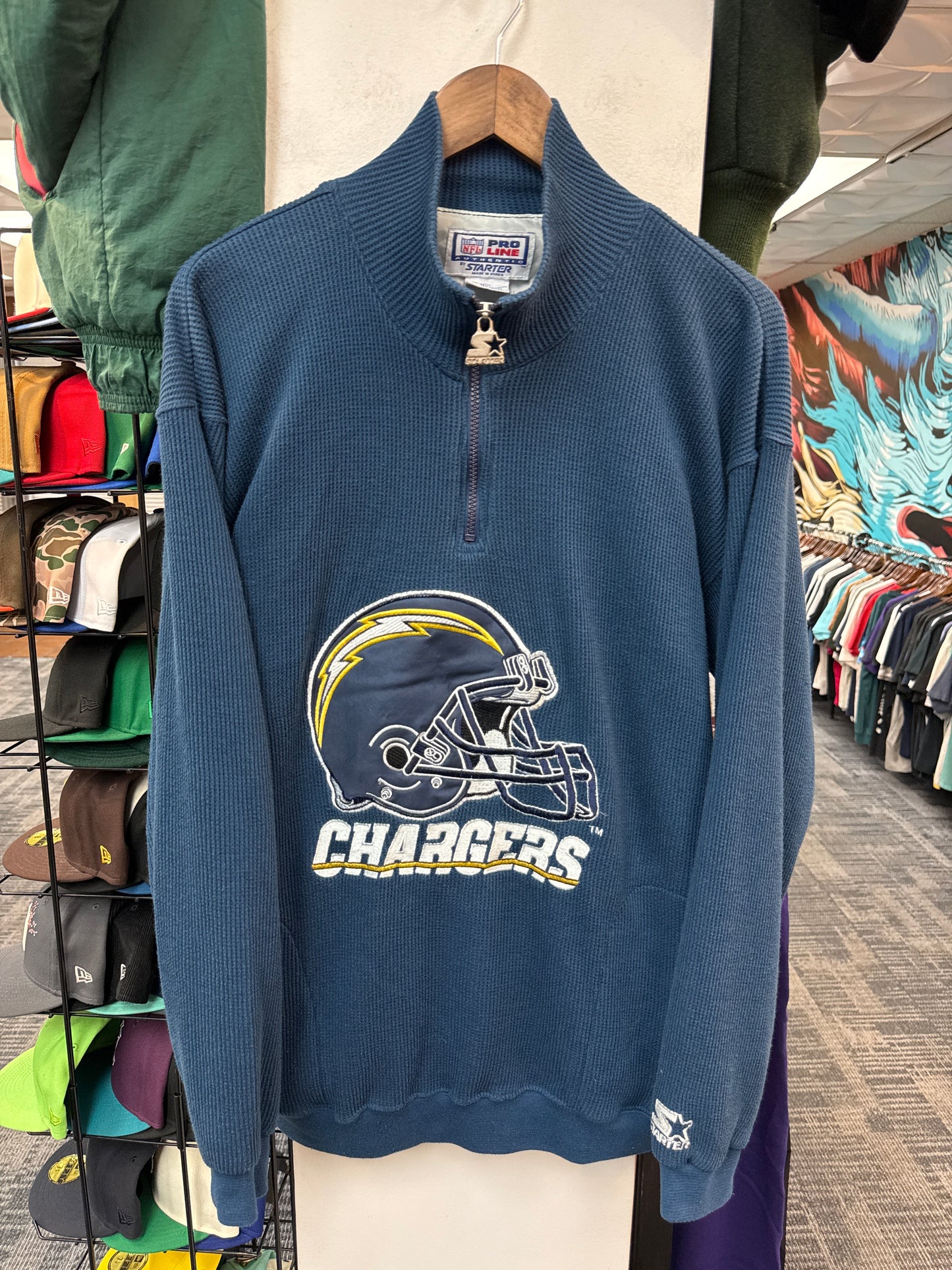 Vintage Starter Chargers Quarter Zip