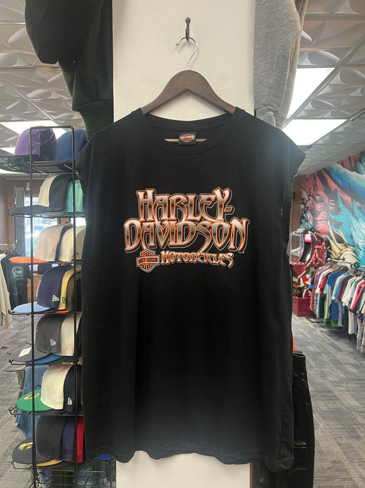 Harley Davidson Santa Fe Cut Off Shirt