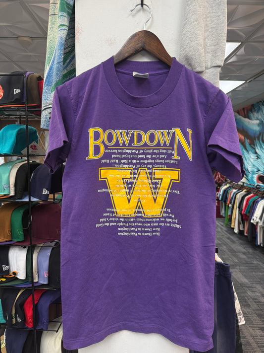 Vintage UW Huskies Bow Down Tee