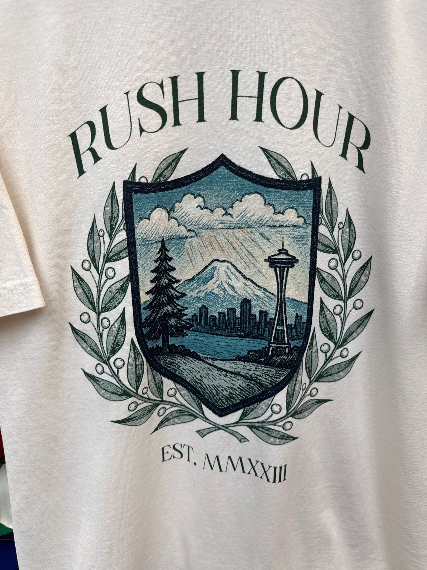 Rush Hour University Cream Tee