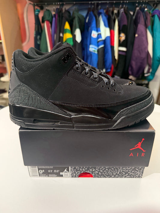 Preowned Black Cat Jordan 3 (2025)