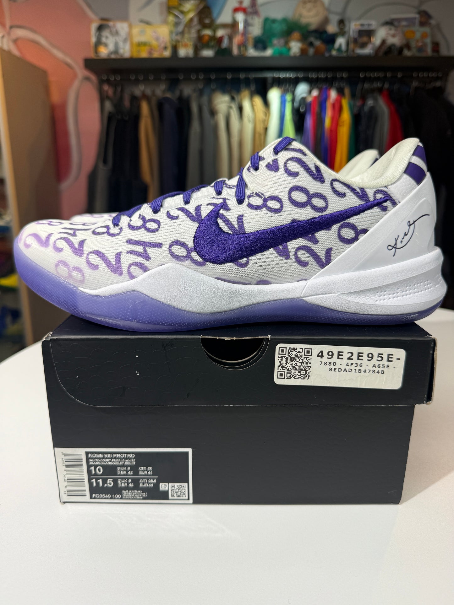 VNDS Court Purple Kobe 8 Protro
