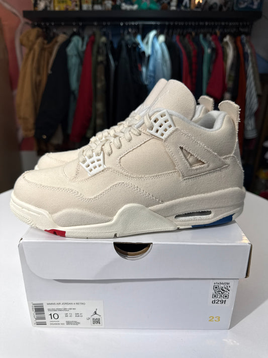 Preowned Jordan 4 Blank Canvas