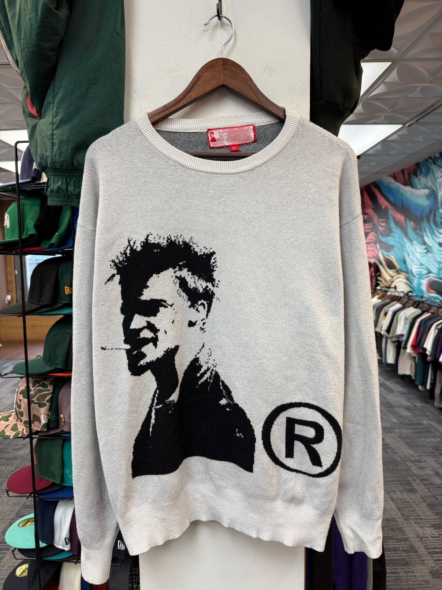 Joy Divizn Brad Pitt Knit Sweater