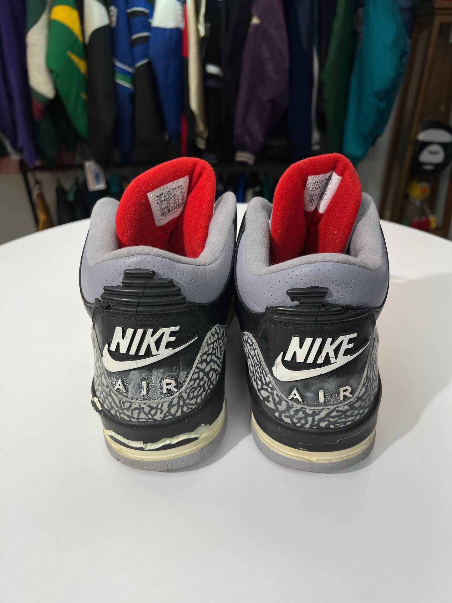Preowned Jordan 3 Retro Cement 2001