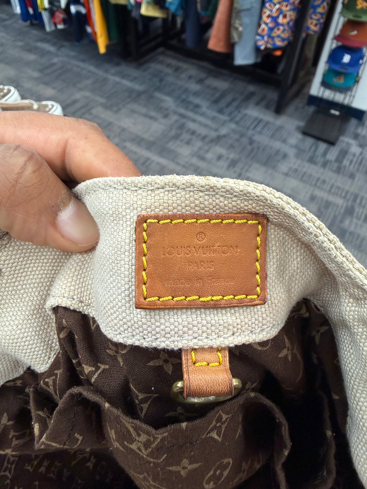 Louis Vuitton Canvas Globe Shopper Bag