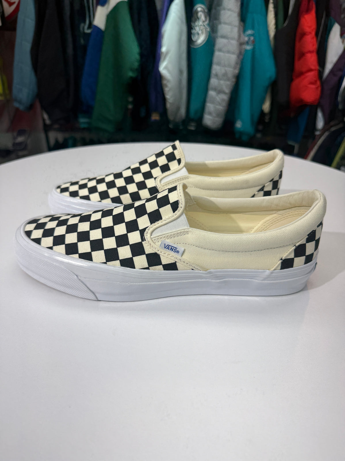 New Vans Checkered Slip On