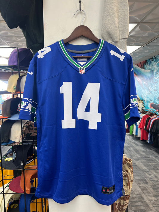 New Nike Seahawks Sam Darnold Throwback Jersey