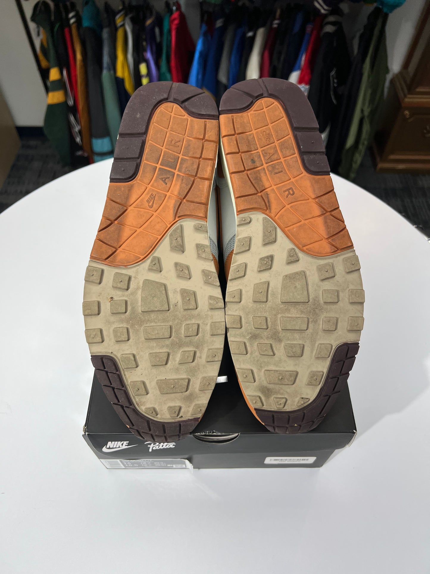 Preowned Nike Air Max 1 Patta Waves Monarch (With Bracelet)