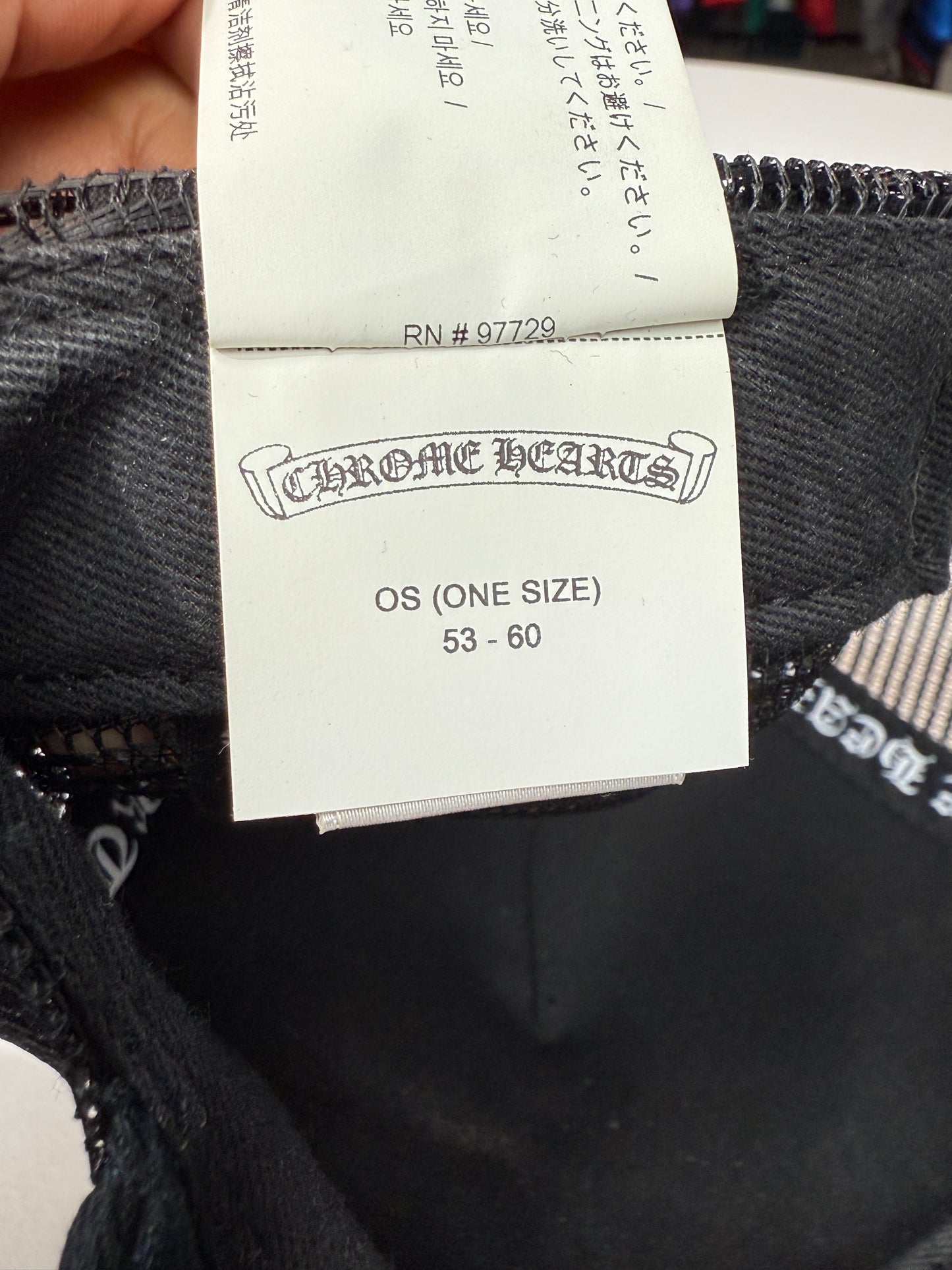 Chrome Hearts Eye Chart Trucker Hat