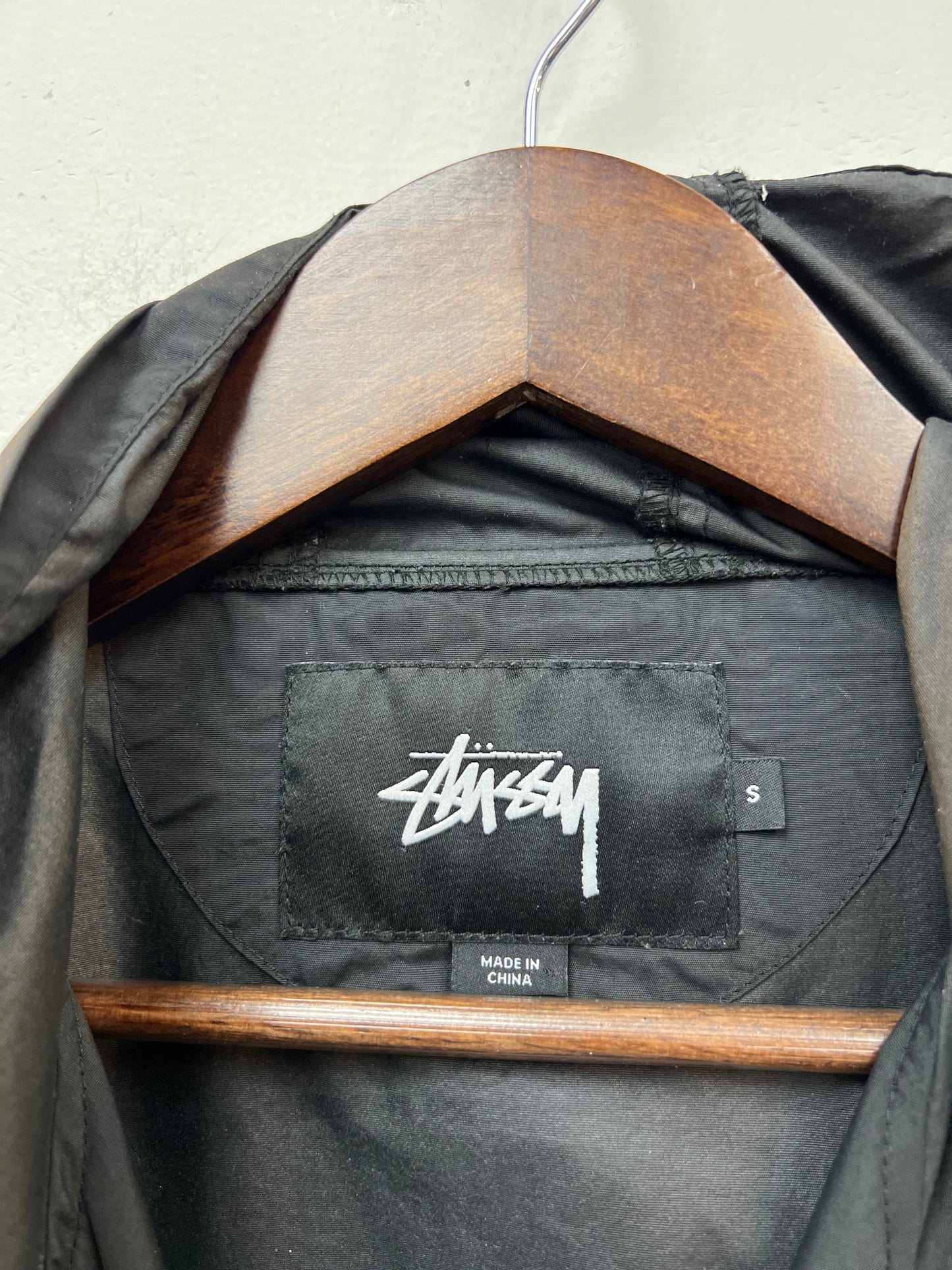 Stussy Windbreaker Coach Jacket SS Back Logo