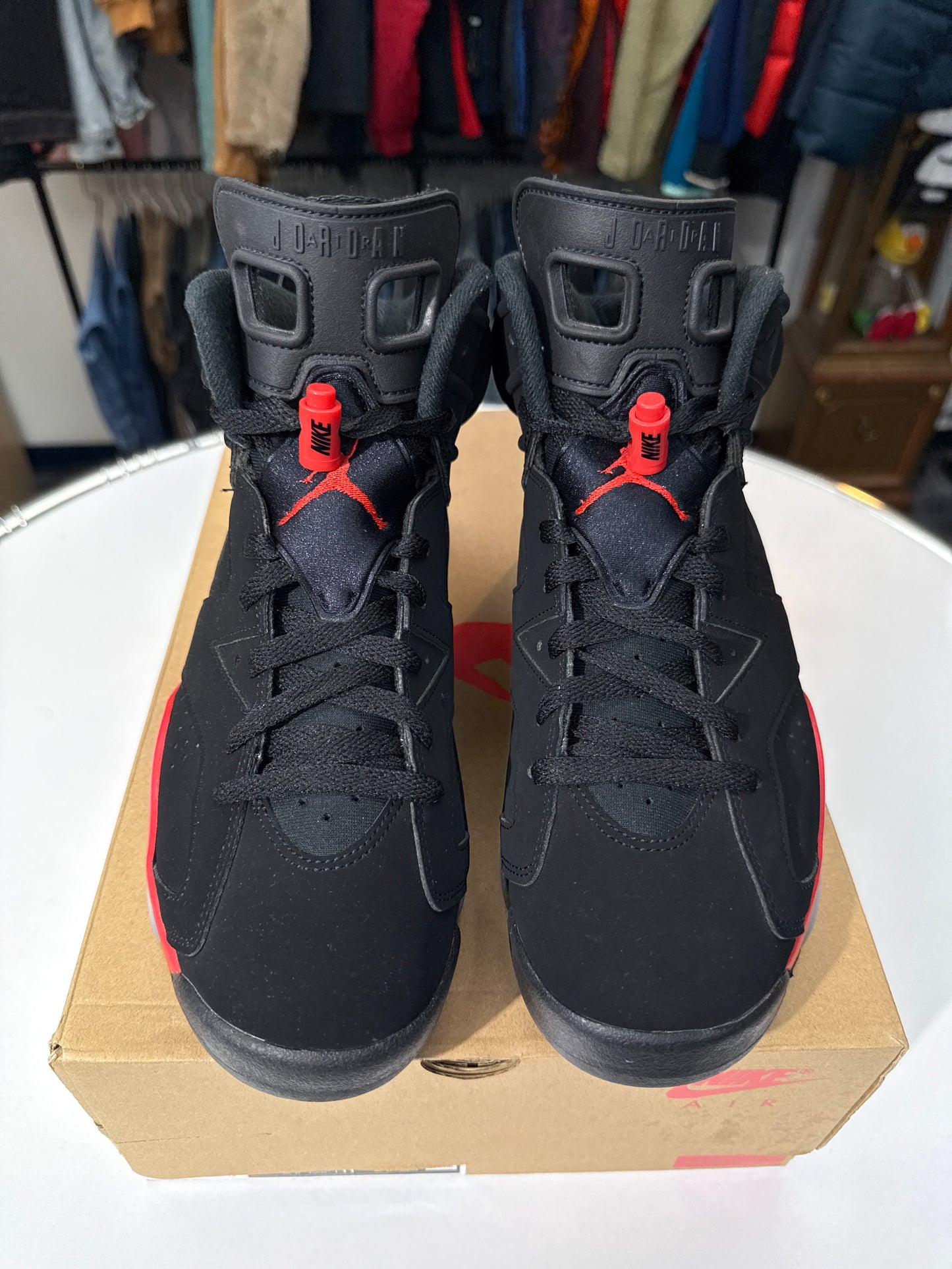 Preowned Jordan 6 Infrared Salesman