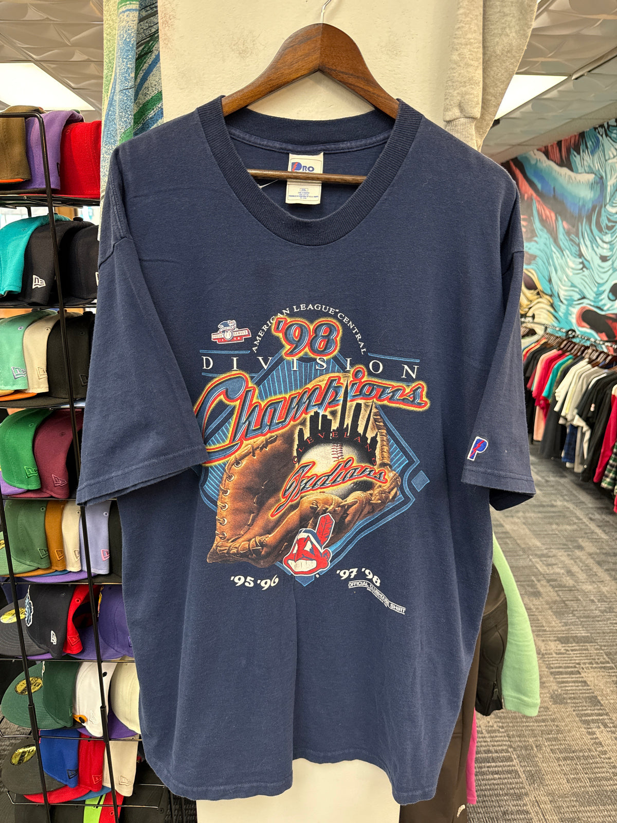 Vintage Pro Player Cleveland Indians Tee
