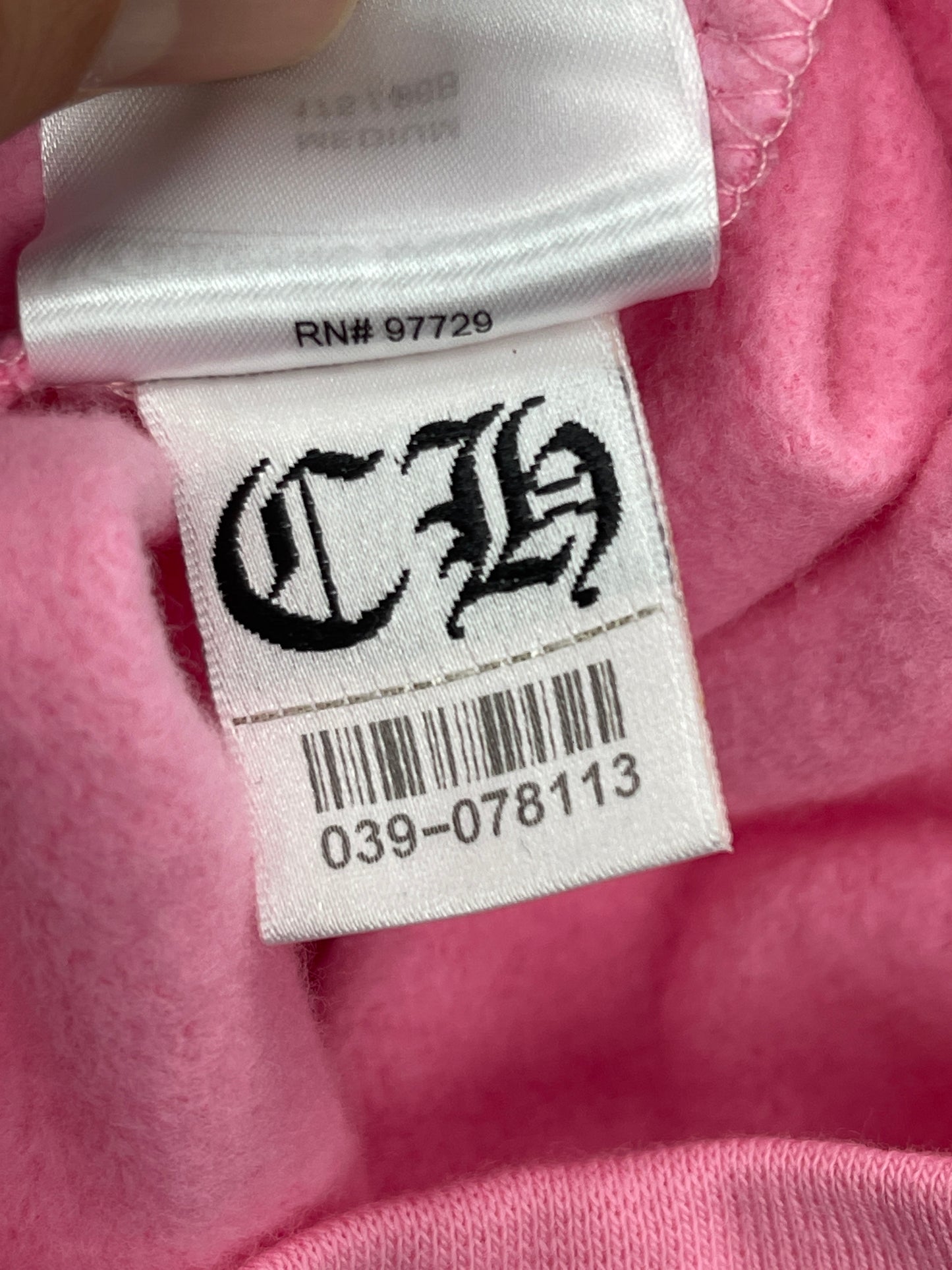 New Chrome Hearts Pink Hoodie