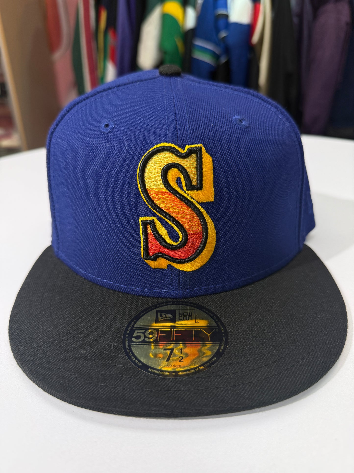 Seattle Mariners Sun Fade Fitted