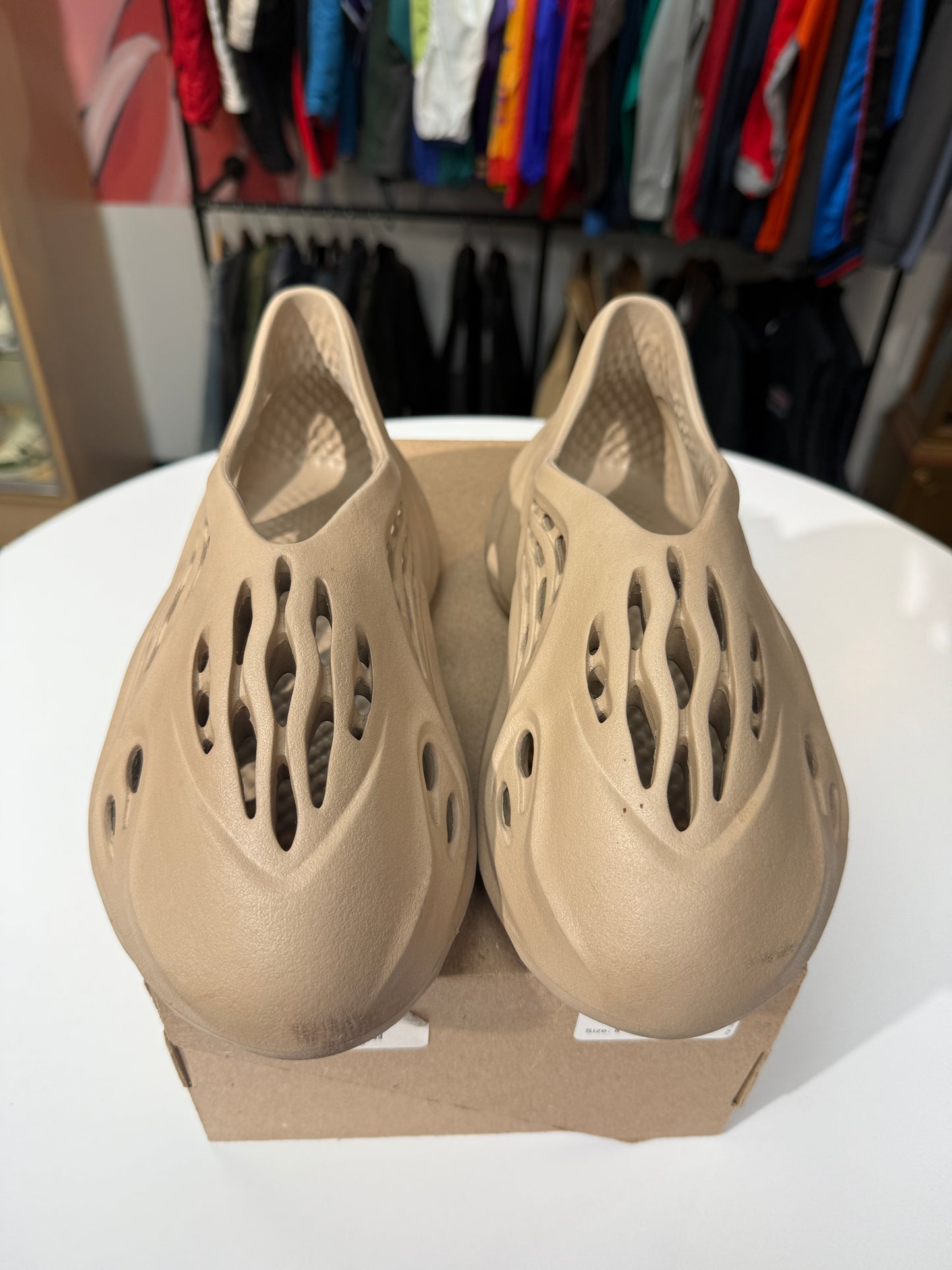 Preowned Ochre Yeezy Foam Rnnr