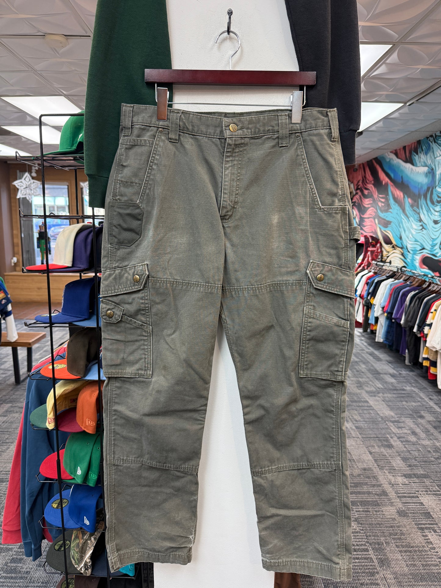 Carhartt Olive Cargo Pants