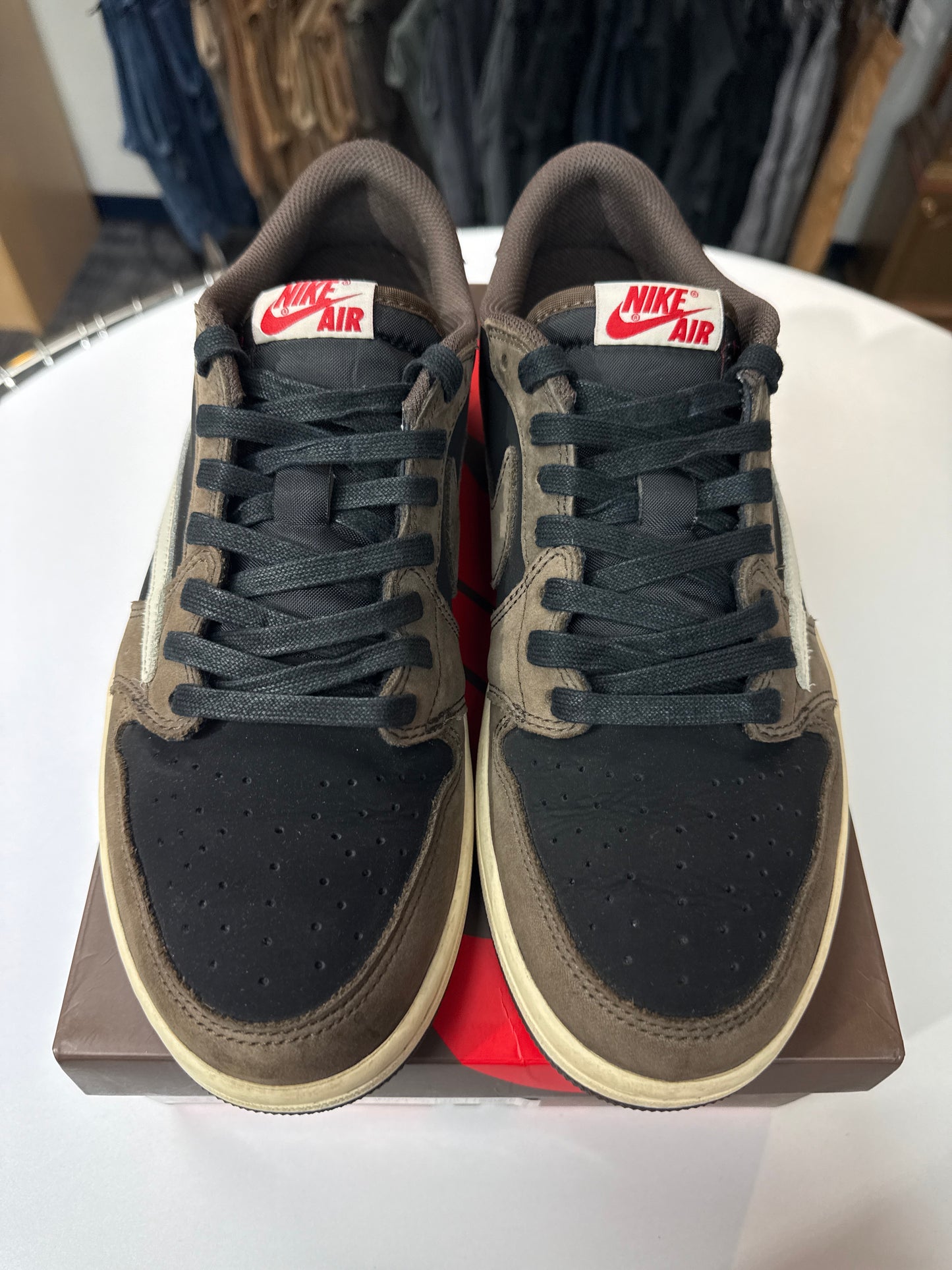 Preowned Travis Scott Jordan 1 Low Mocha OG