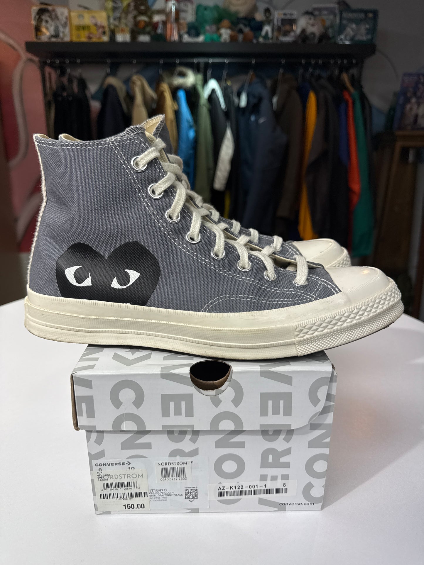 Preowned Converse Chuck 70 High-Top Sneakers
