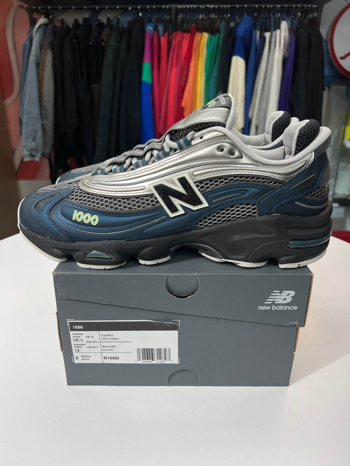 Preowned New Balance 1000 Deep Ocean