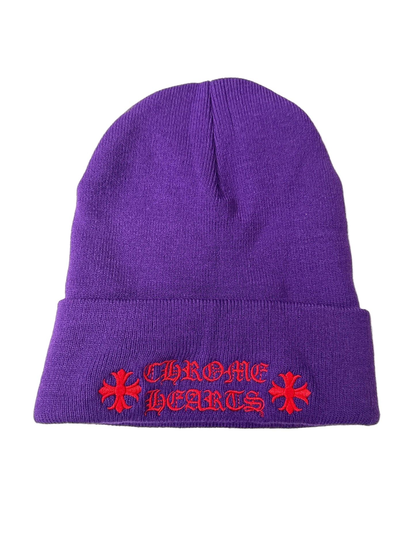 New Chrome Hearts Purple/Red Watch Cap