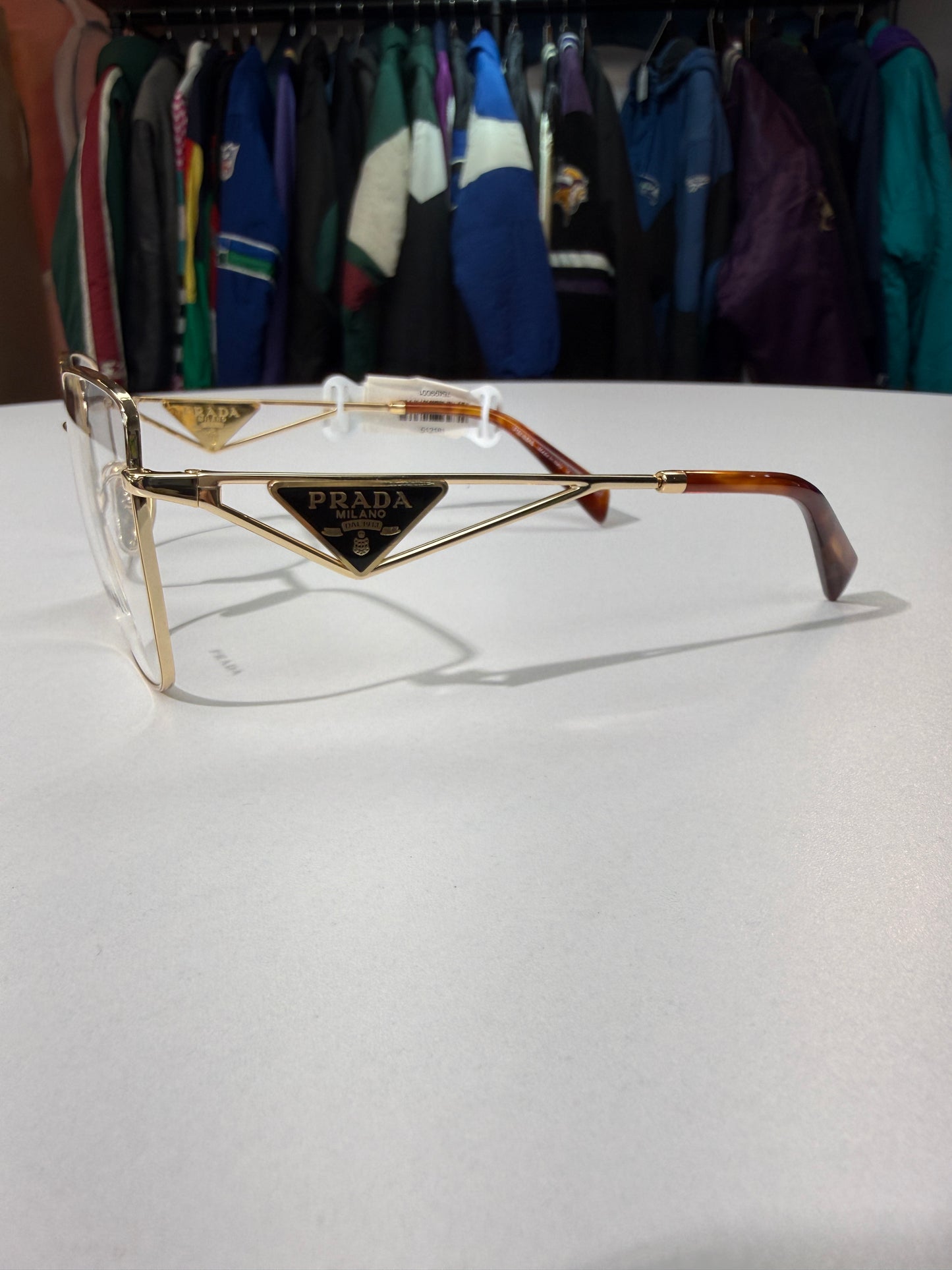 Prada PR A54D Pale Gold Glasses
