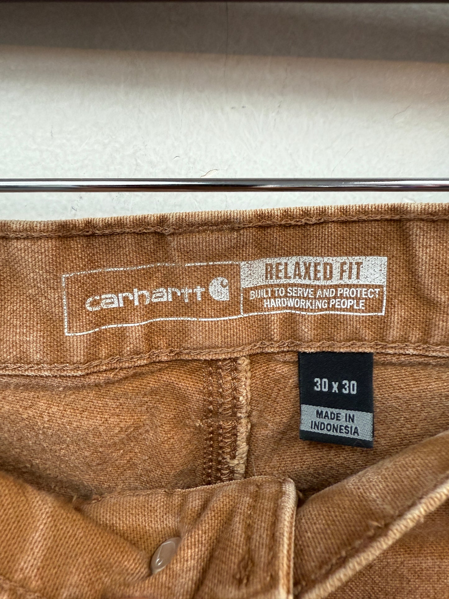 Carhartt Relaxed Fit Dark Khaki Double Knee
