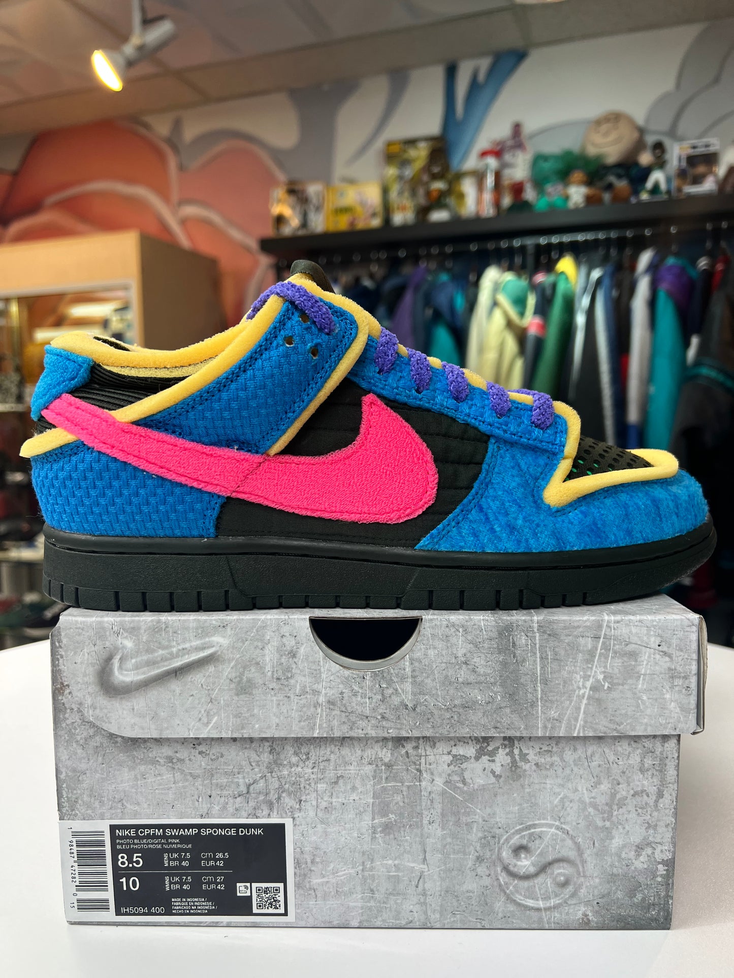 New Nike Dunk Low
CPFM Swamp Sponge Photo Blue