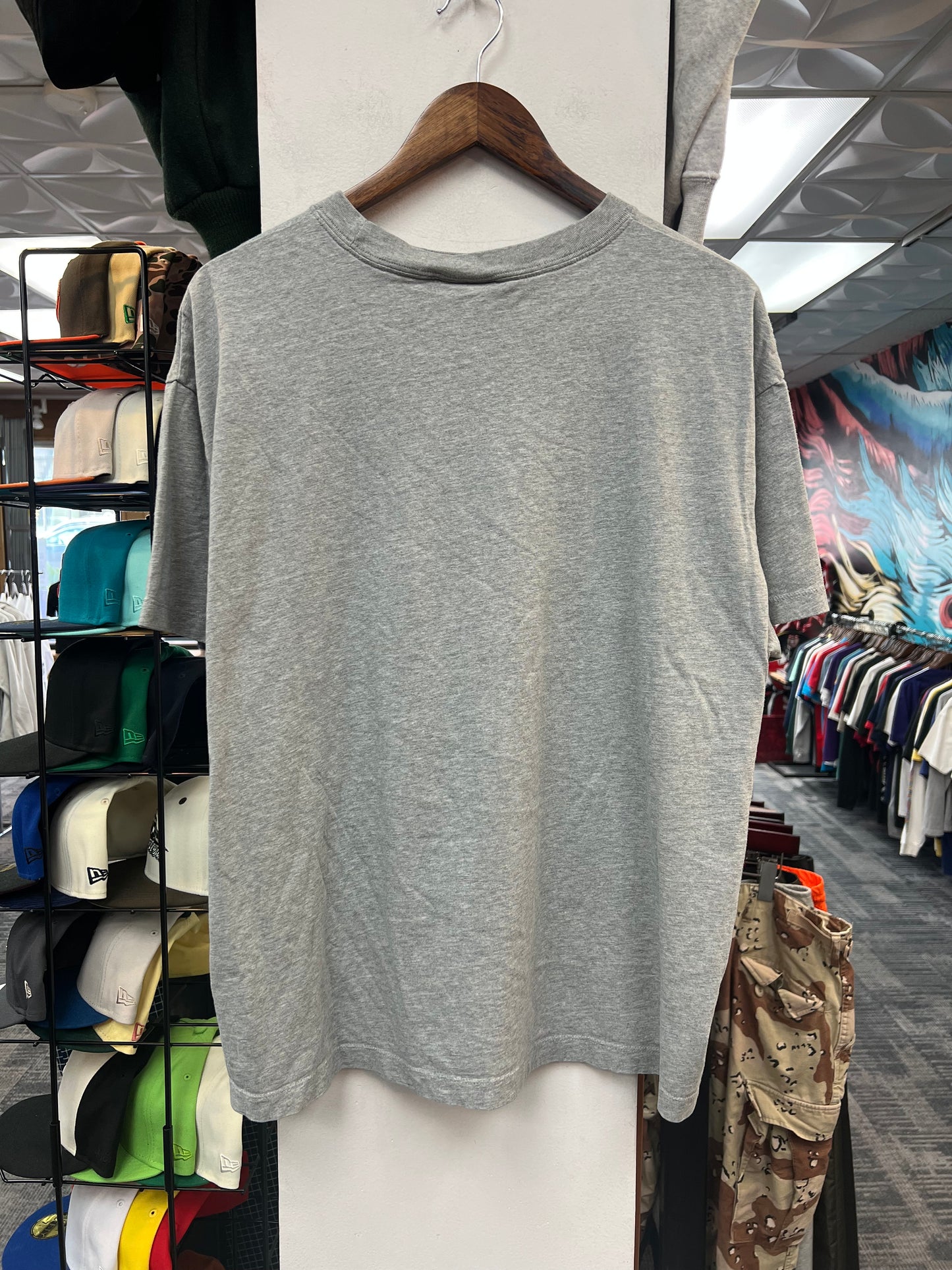 Nike Small Swoosh Grey Shirt