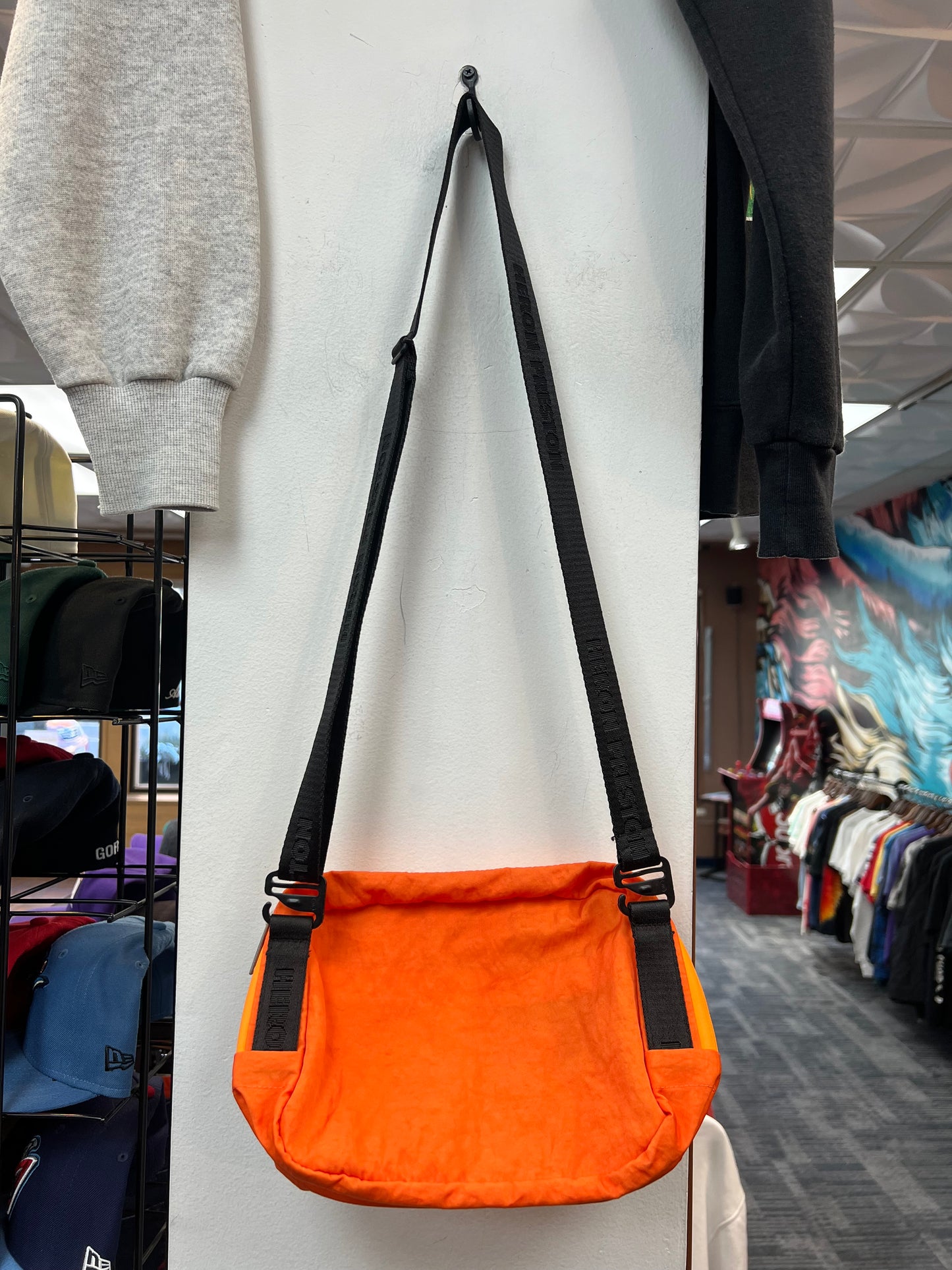 Heron Preston CTNMN Dots Orange Camera Bag