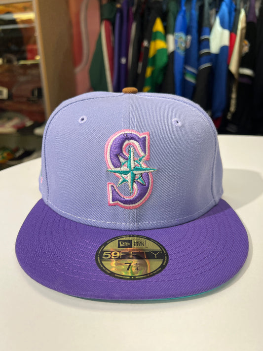 New New Era Seattle Mariners 30th Anniversary Lavender Fitted Hat