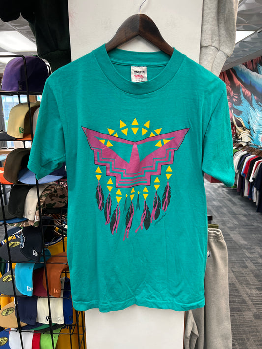 Vintage Starfeather Teal Graphic Tee