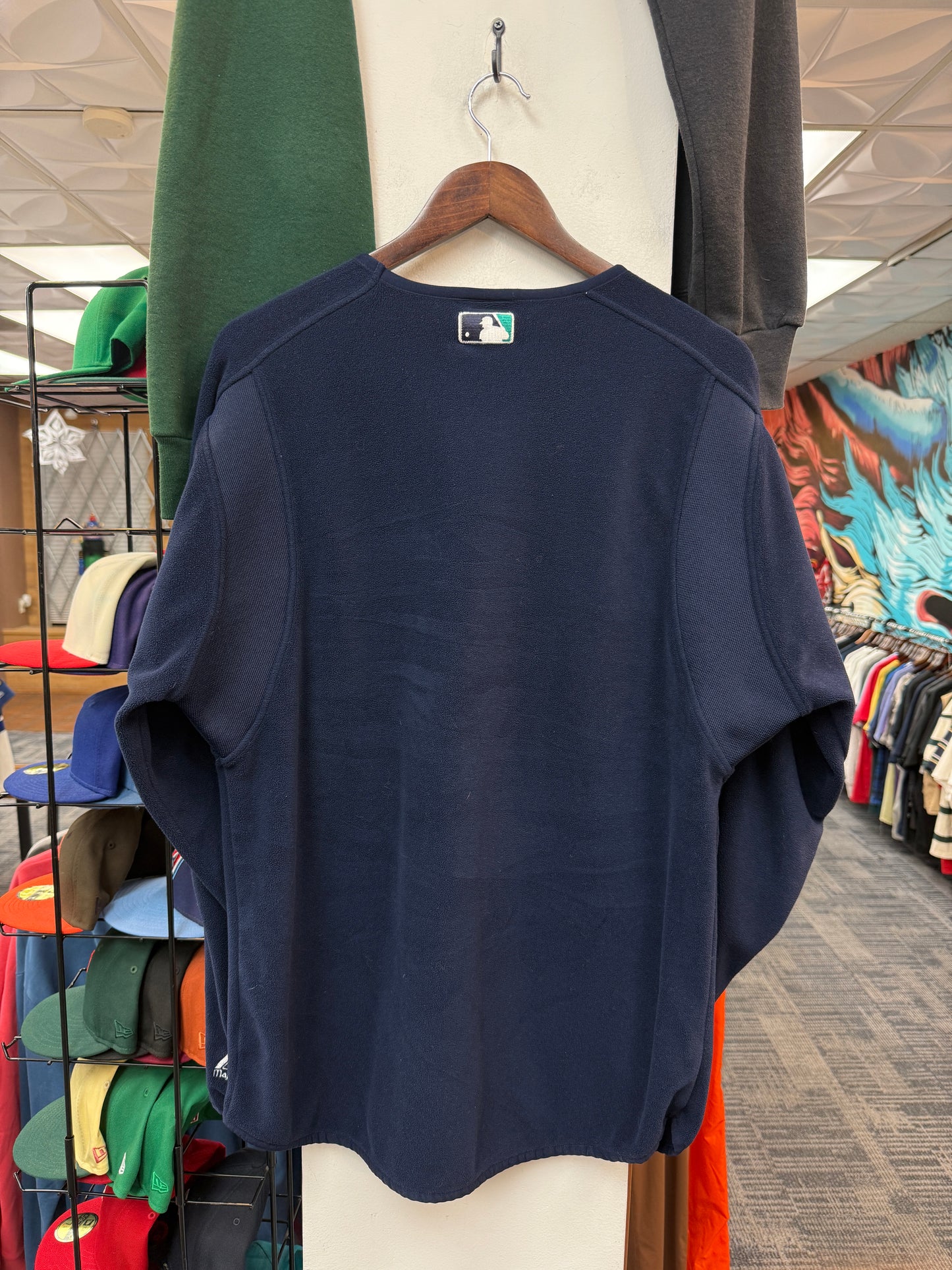 Mariners Center Logo Fleece Crewneck