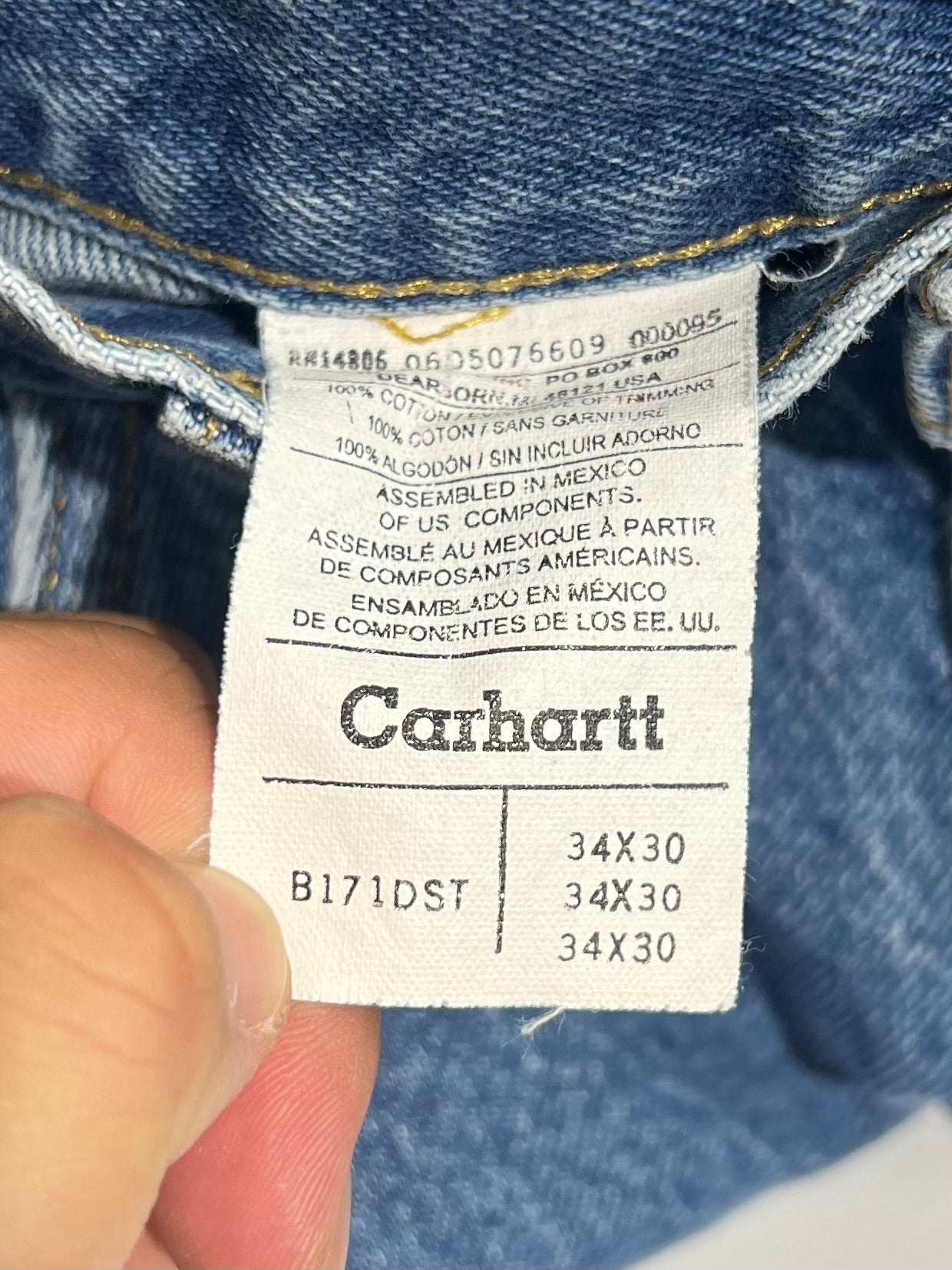 Carhartt Blue Denim Jeans