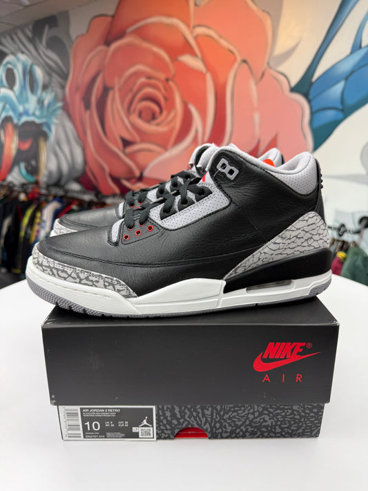 New Jordan 3 Black Cement (2024)