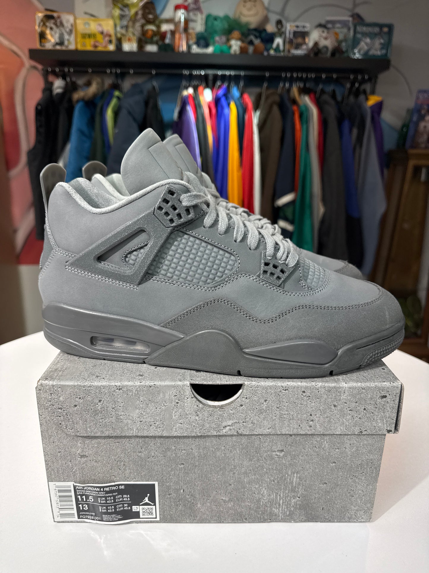 New Jordan 4 Paris Olympics Wet Cement